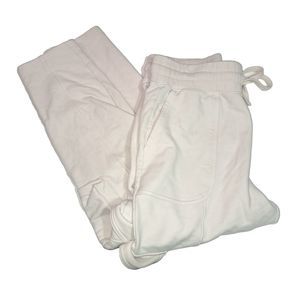 Fabletics Nyla Cargo Pant Pink Frost Jogger Pants Terry Cloth Women Size Medium